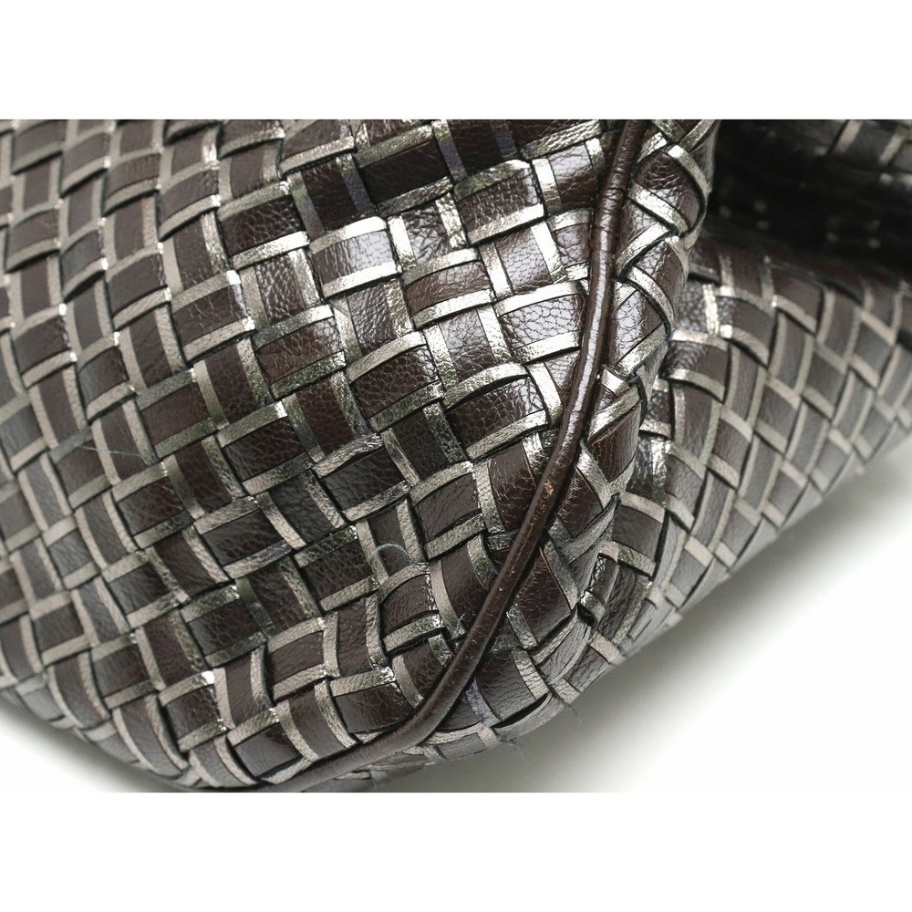 Bottega Veneta Handbag Leather Brown Intrecciato - Picture 3 of 9